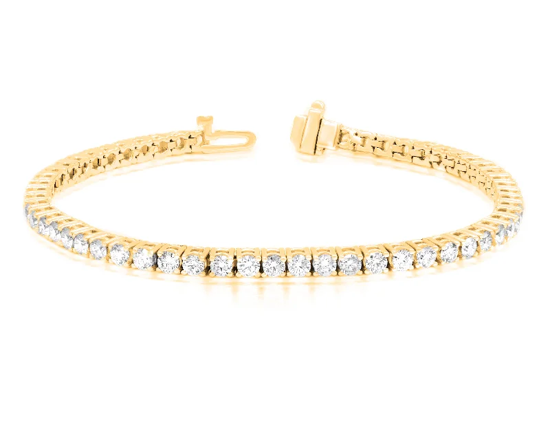 Luxury Jewelry At Unbeatable Discounts Diana M. 4.00 Carat Diamond Tennis Bracelet