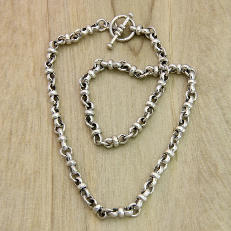 Flash Sale On Elegant Jewelry – Don't Miss Out Eight Motif Sterling Silver Necklace