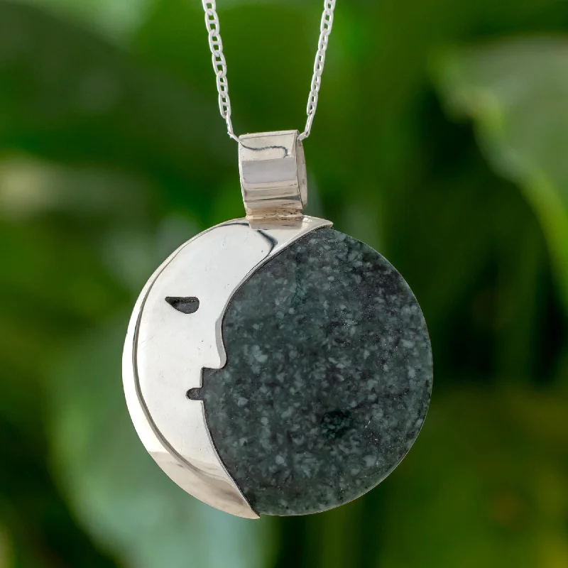 Shop Signature Jewelry Styles At Exclusive Prices Face of the Moon Jade Pendant Necklace