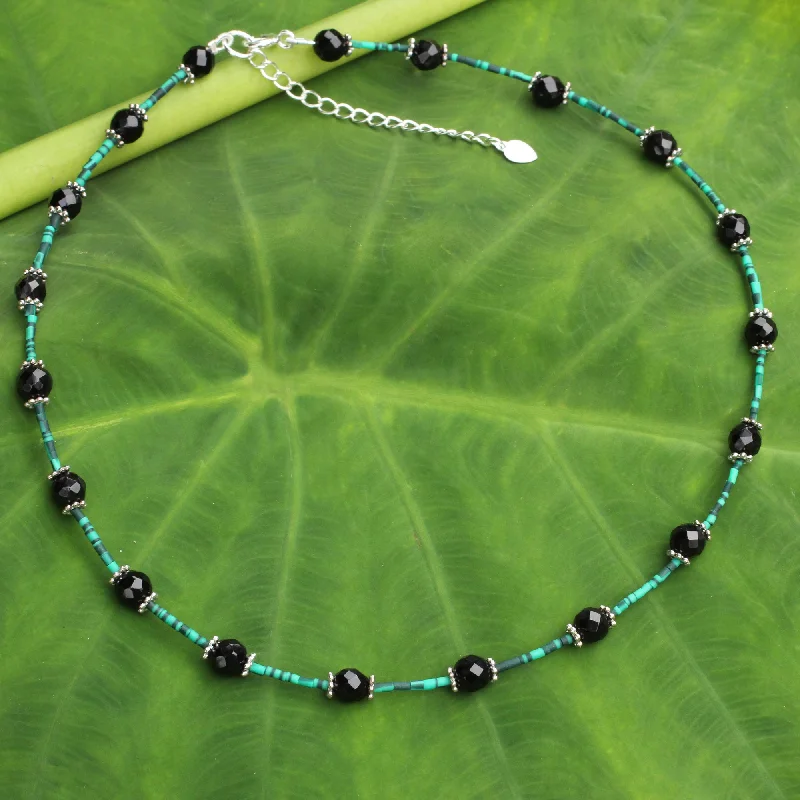 Shop High-Quality Jewelry At Jaw-Dropping Discounts Floral Nights Beaded Necklace
