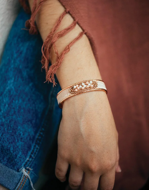 Discover Unique Jewelry With Special Limited-Time Offers Embellished Narrow Hair Tie Bracelet