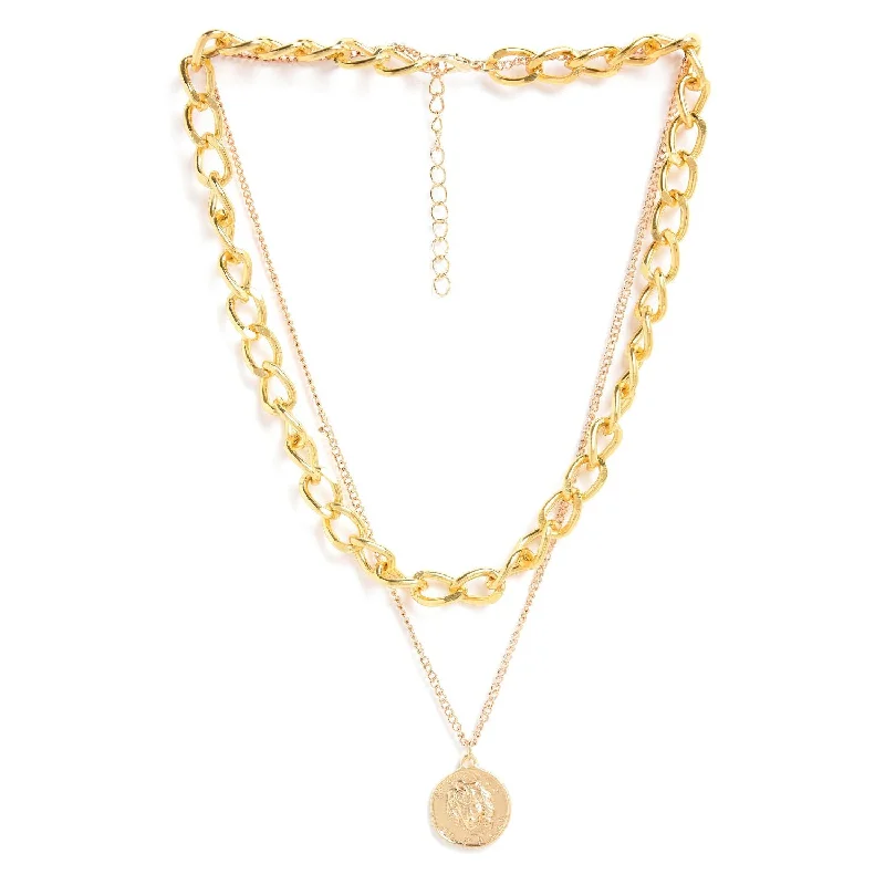 Discover Unique Jewelry With Special Limited-Time Offers Gold Plated Set Of 3 Designer Chains