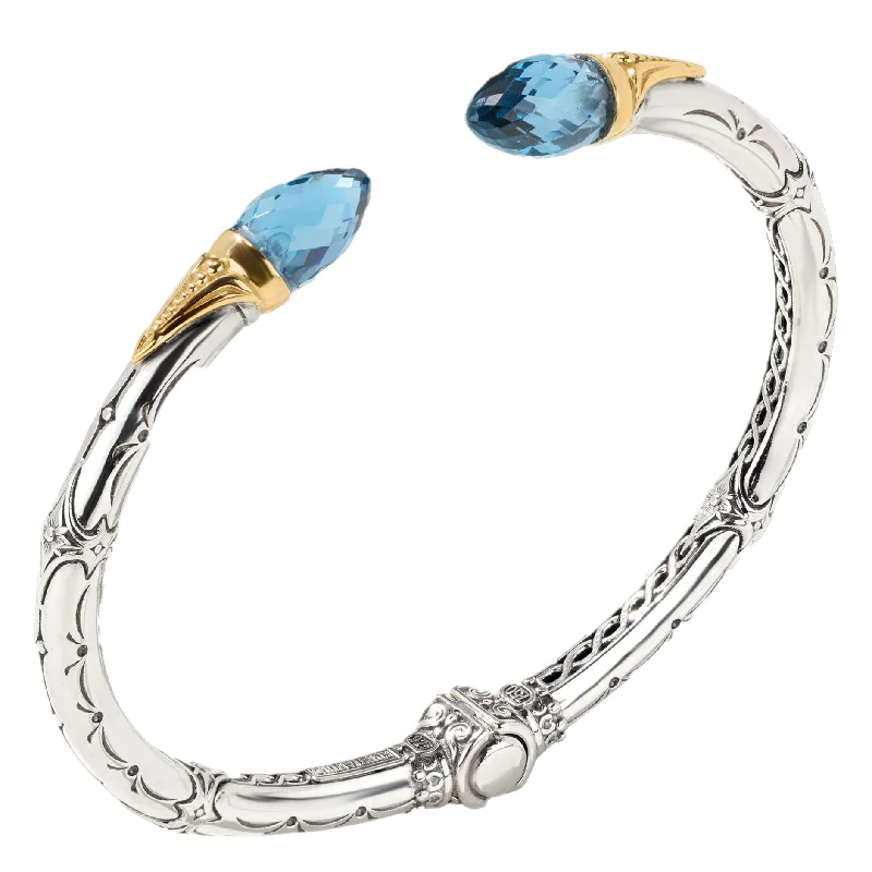 Must-Have Jewelry At Unbelievable Discounts Konstantino Anthos Sterling Silver 18k Yellow Gold Spinel Bracelet BMK4465-478