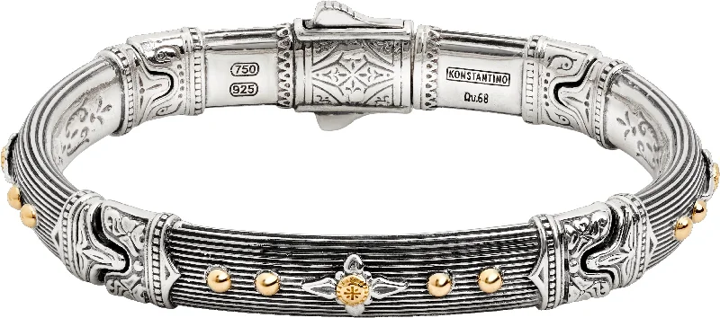 Breathtaking Jewelry At Limited-Time Savings Konstantino Delos 2 Sterling Silver & 18k Yellow Gold Bracelet BMK4452-130