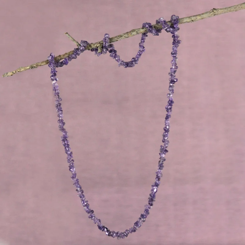 Jewelry Deals That Sparkle – Shop Today Light of Wisdom Amethyst Beaded Necklace