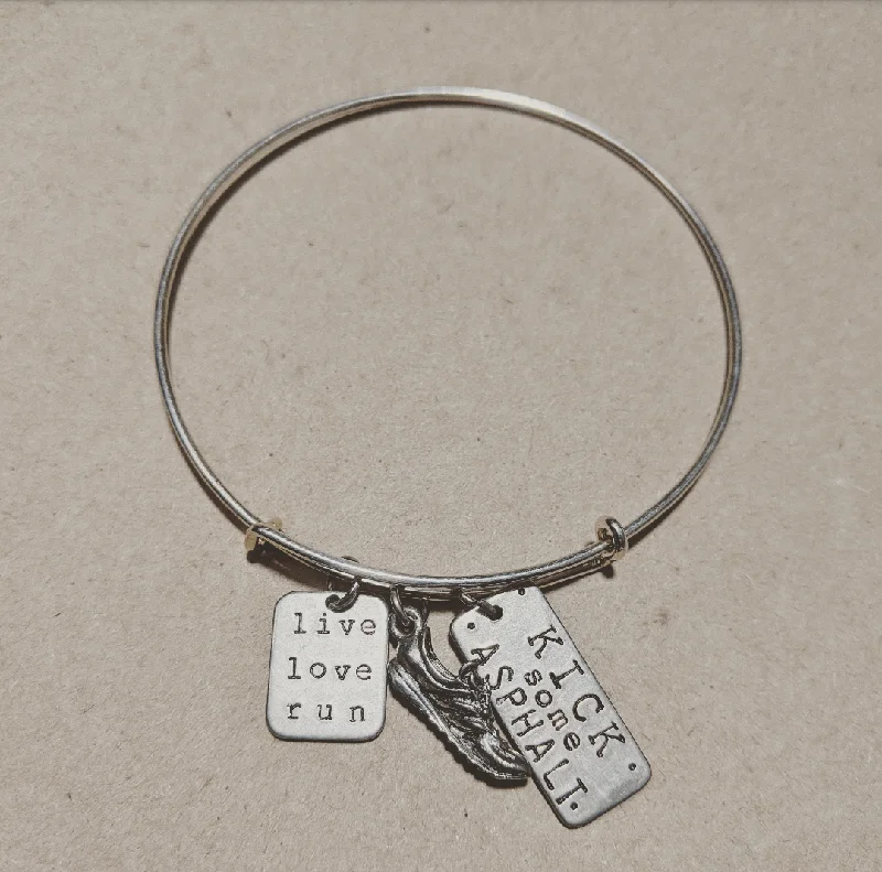 Your Perfect Accessory At The Perfect Price Kick it and Live Love Run Bracelet