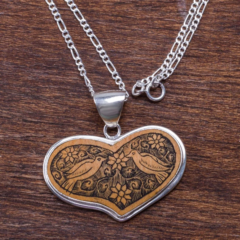 Jewelry Sale Bonanza – Grab Your Sparkle Now Lovebirds Gourd Heart Shaped Necklace