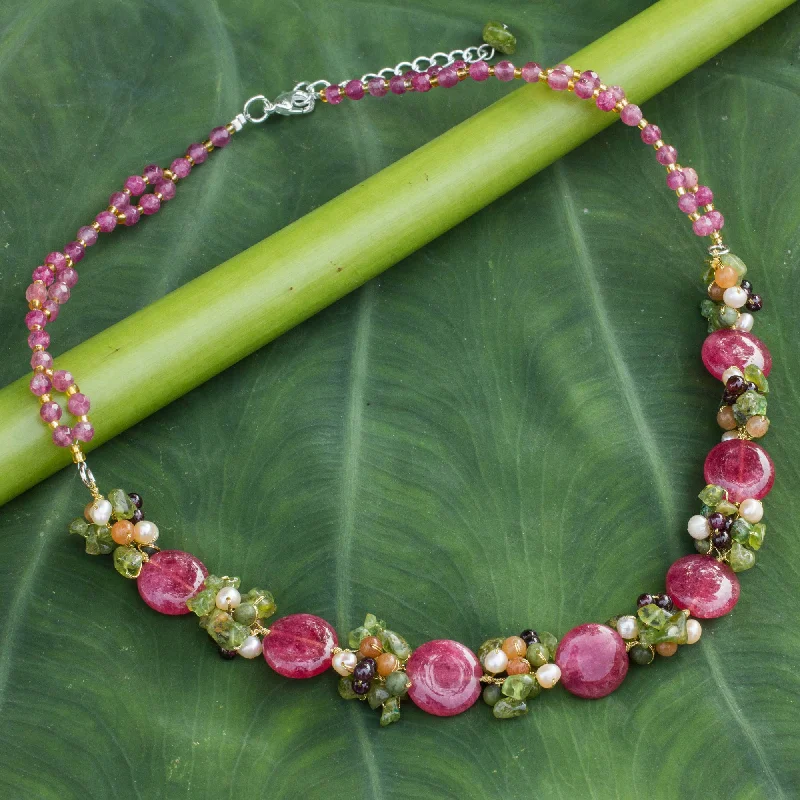 Dazzle In Elegance With Our Biggest Jewelry Sale Peony Romance Beaded Necklace