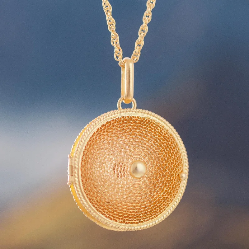 Your Dream Jewelry At Dream Prices – Shop Now Precious Secret Gold-Plated Silver Locket Necklace
