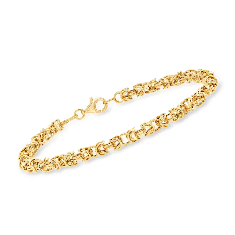 Handcrafted Jewelry Sale – Unique Designs At Low Prices Ross-Simons 18kt Yellow Gold Byzantine Bracelet