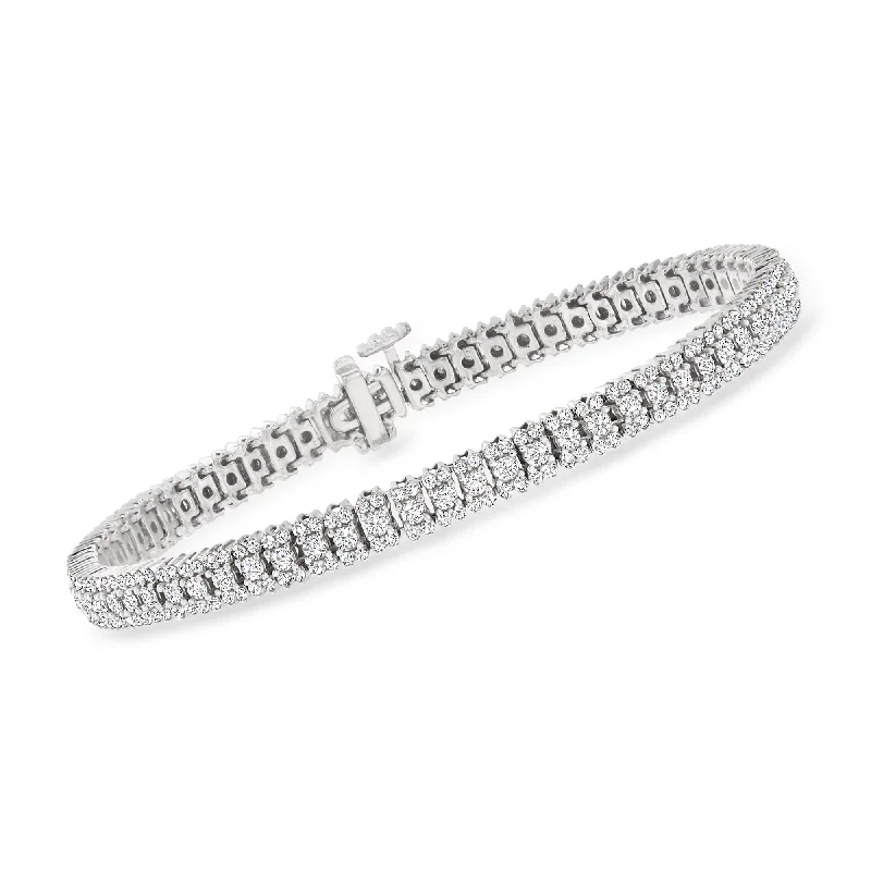 Jewelry Deals That Sparkle – Shop Today Ross-Simons Diamond Tennis Bracelet in Sterling Silver