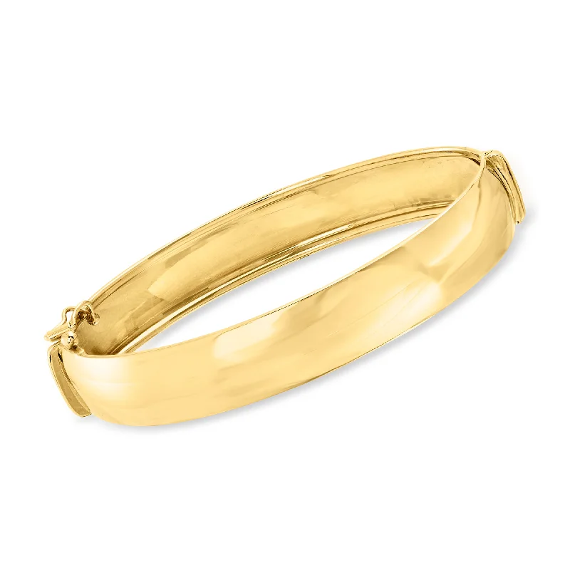 Grab Your Favorite Jewelry At The Lowest Prices Ross-Simons Italian 14kt Yellow Gold Bangle Bracelet With Box Clasp