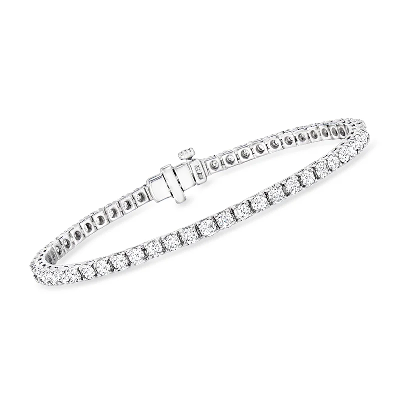 The Biggest Jewelry Sale Of The Year Is Here Ross-Simons Lab-Grown Diamond Tennis Bracelet in Sterling Silver