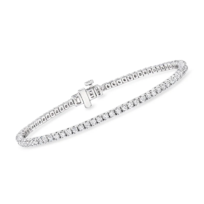 Special Sale On Handcrafted Jewelry – Shop Today Ross-Simons Lab-Grown Diamond Tennis Bracelet in Sterling Silver