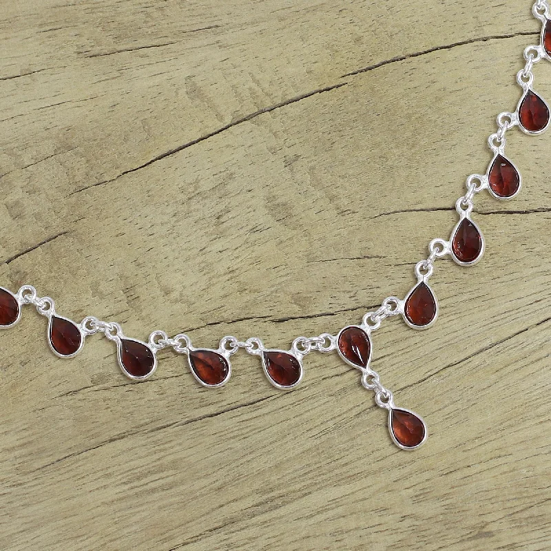 Seasonal Jewelry Clearance – Best Styles At The Lowest Prices Scarlet Droplets Waterfall Necklace
