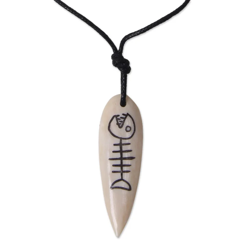 Your Dream Jewelry At Dream Prices – Shop Now Skeletal Fish Pendant Necklace