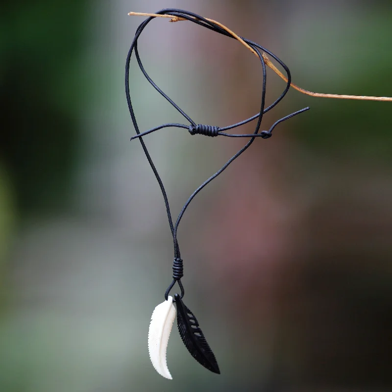 Celebrate Every Occasion With Sparkling Savings Totem Feathers Men's Pendant Necklace