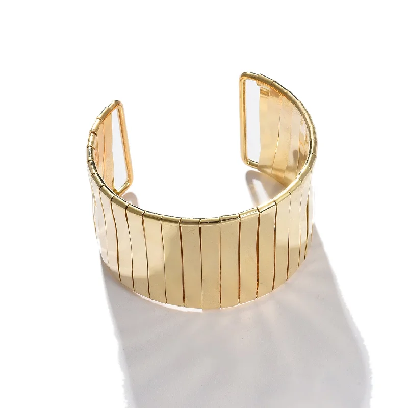 Special Offers On Handcrafted And Designer Jewelry Women Gold-toned Cuff Bracelet