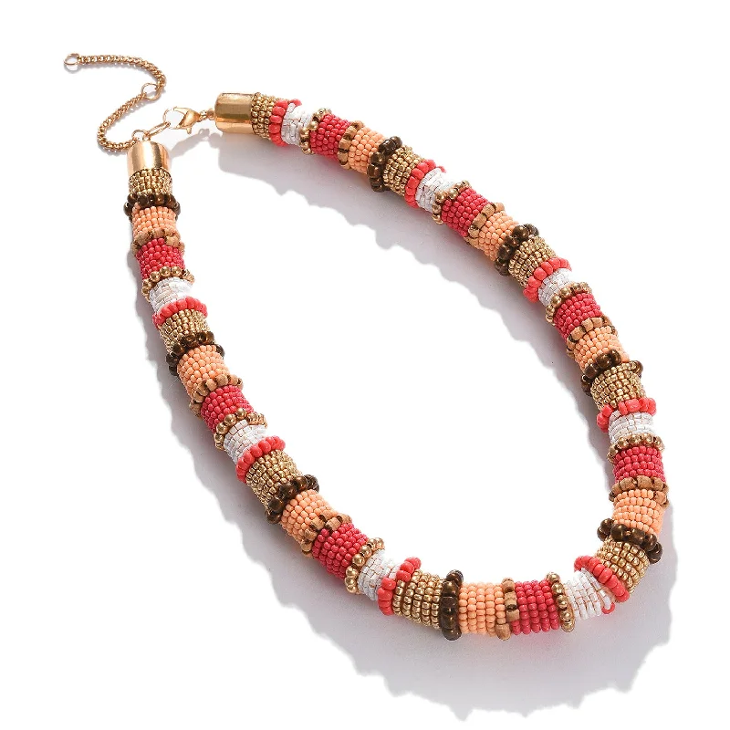Exclusive Jewelry Sale – Grab Timeless Pieces Now Women Multi Colour Beaded Neckpiece