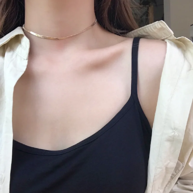 Huge Savings On Premium Jewelry Styles Womens Herringbone Chain Necklace