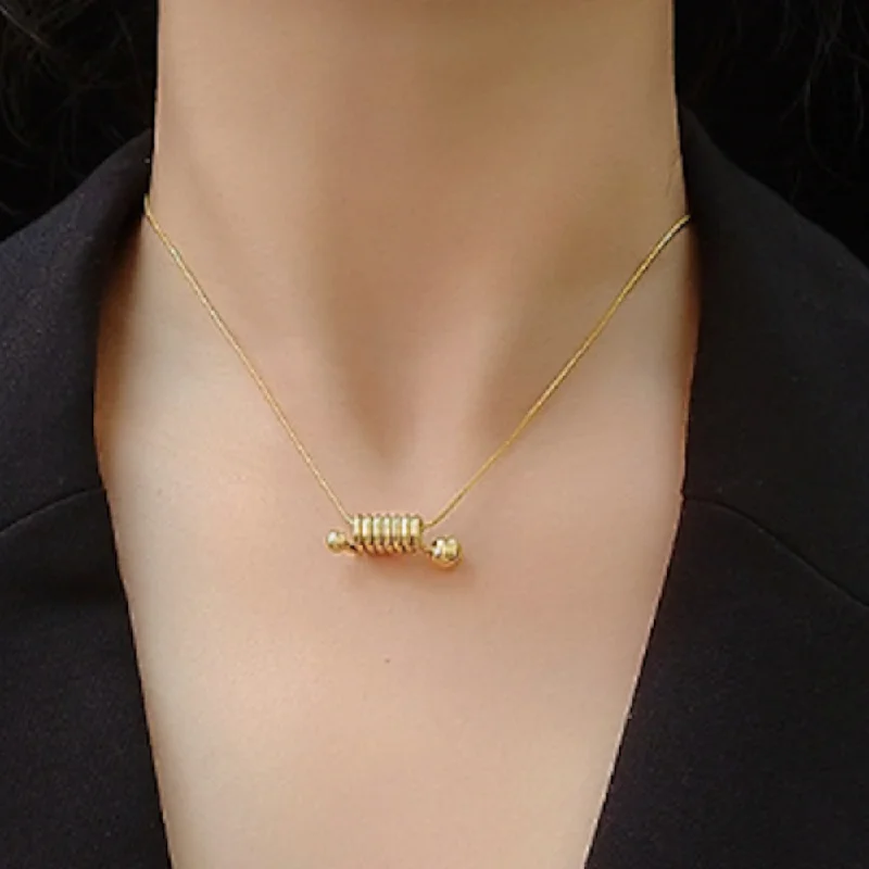 Dazzle In Elegance With Our Biggest Jewelry Sale Womens Necklace With A Mini Spring