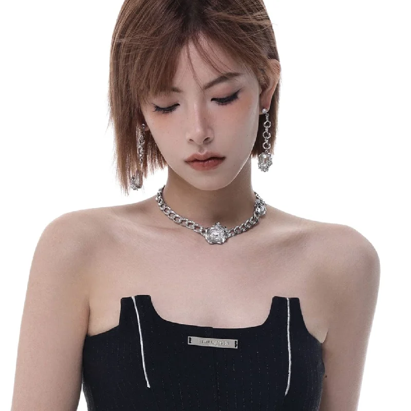 Premium Jewelry At Promotional Prices – Shine Today Women's Punk Rose Bold Necklace