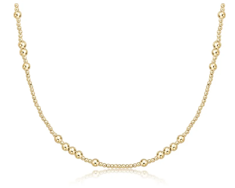 E Newton Hope Unwritten Choker - Gold