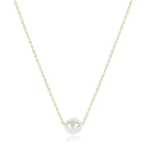 E Newton 16" Necklace Gold - Admire Pearl