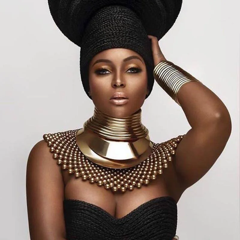 Special Deals On Handcrafted And Designer Jewelry African Bib Chokers