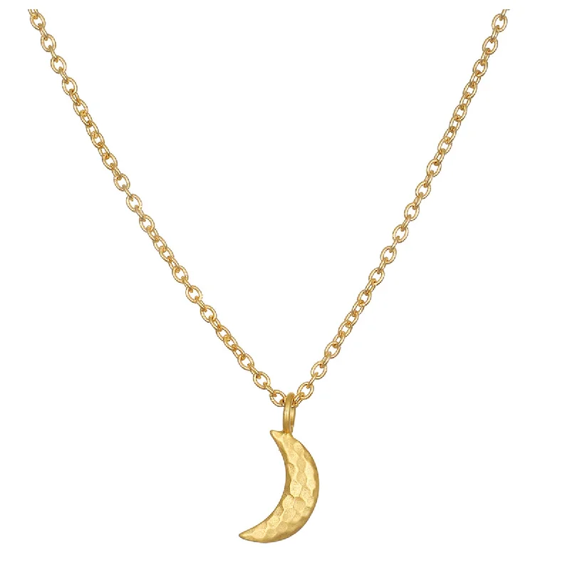 Bestow Light Crescent Moon Necklace NG061-MOON