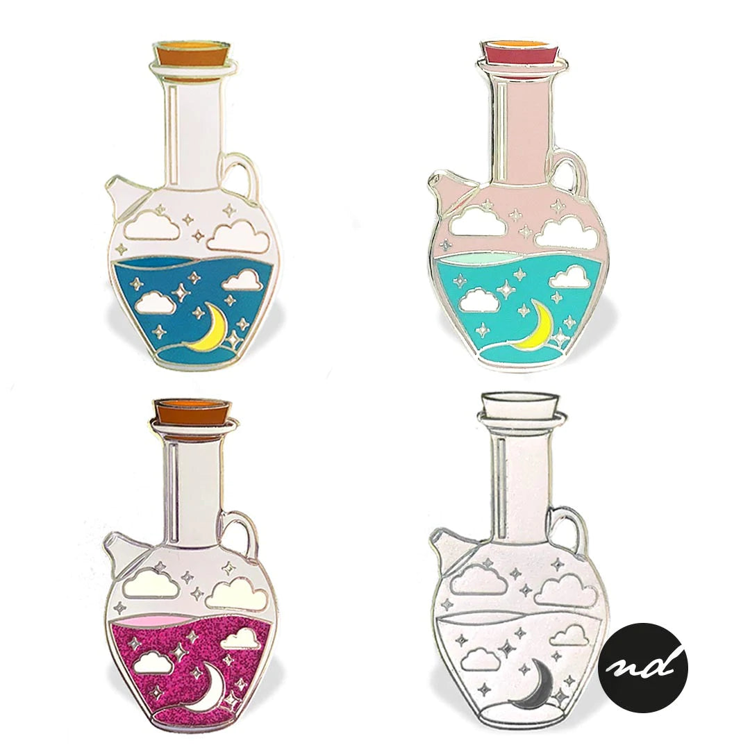 Bohemian-Inspired Jewelry For Free-Spirited Fashion The Magical Ibrik Enamel Pin by Nashou Dearz Bohemian-Inspired Jewelry For Free-Spirited Fashion The Magical Ibrik Enamel Pin by Nashou Dearz