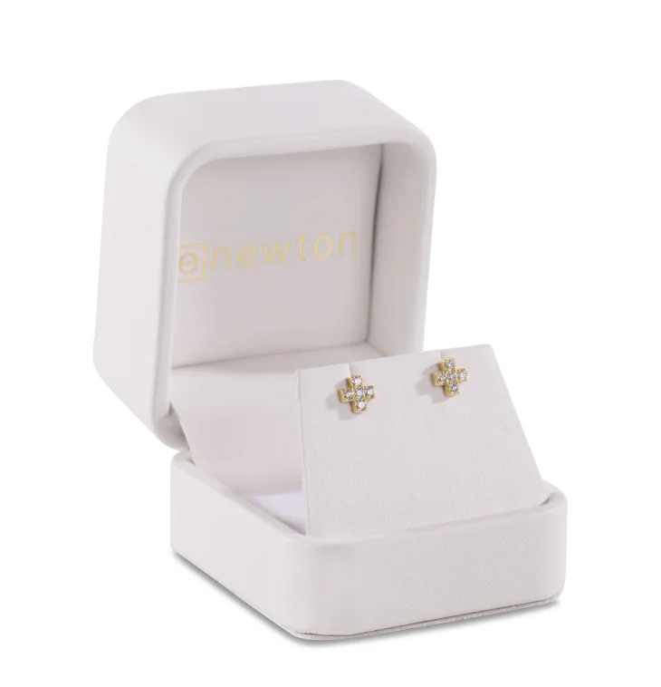 E Newton Couture Signature Cross Studs