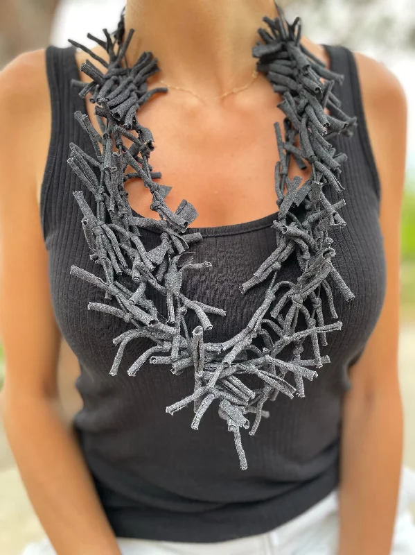 Your Perfect Accessory At The Perfect Price Fabric Necklace by Soul Fabrik
