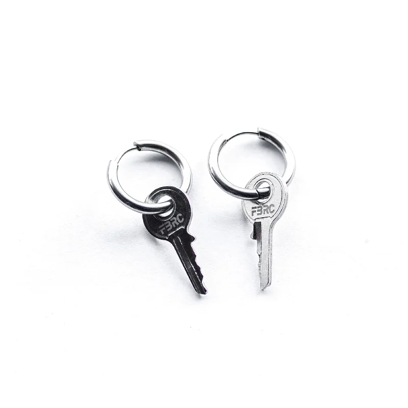 Best-Selling Jewelry Styles Now At Exclusive Discounts FK-01A SS Key Earrings