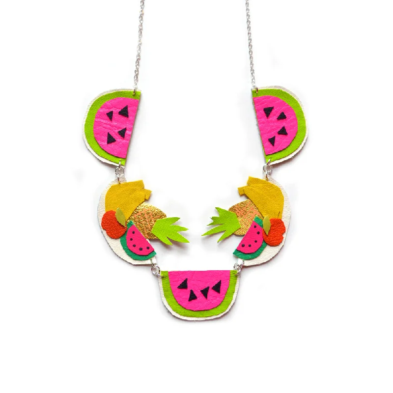 Luxury Jewelry Now At Special Promotional Rates Fruit leather necklace
