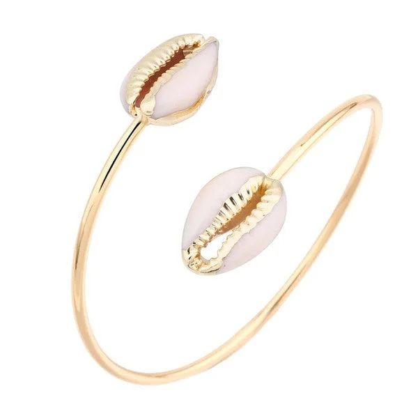 Buy More, Save More On Stunning Jewelry Designs Gold Puka Seashell Bracelet for Women