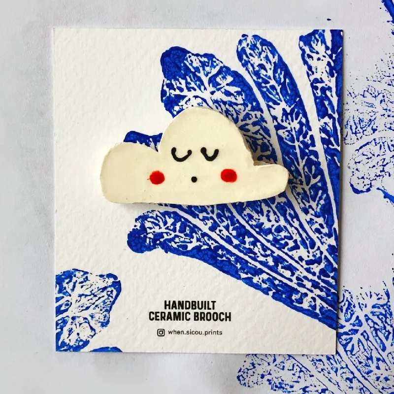 Don't Miss Out On Bestselling Jewelry At Special Prices Little Cloud Ceramic Handmade Brooch by Sicou Don't Miss Out On Bestselling Jewelry At Special Prices Little Cloud Ceramic Handmade Brooch by Sicou