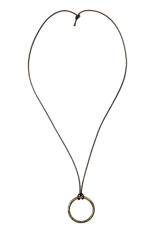 Huge Savings On Premium Jewelry Styles NECKLACE SIGNATURE RING - 4091 - BROWN