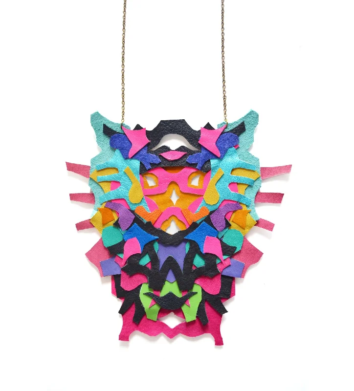 Shop Elegant Jewelry At Unbeatable Prices Rorschach leather necklace