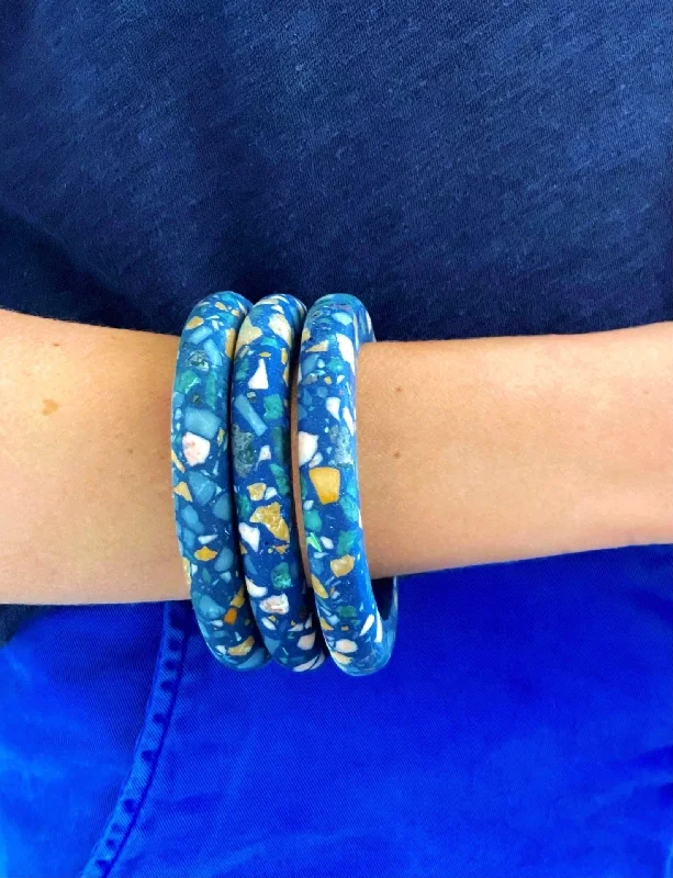 Luxury Jewelry At Budget-Friendly Prices – Grab Yours Now Terrazzo Navy Bracelets by Cluster Luxury Jewelry At Budget-Friendly Prices – Grab Yours Now Terrazzo Navy Bracelets by Cluster