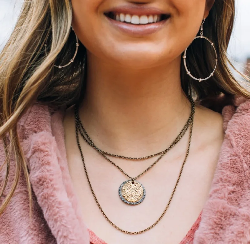 Unique Jewelry For Less – Shop The Sale Now Inspire Designs Trinity Coin Necklace - Final Sale 25% off