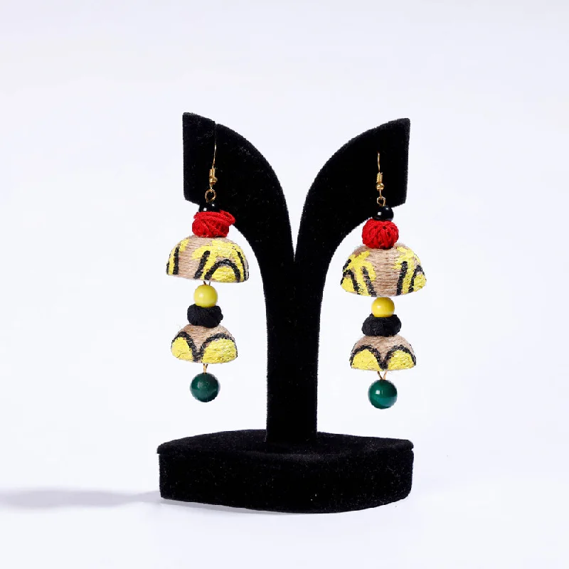 Huge Savings On Timeless Jewelry Collections Handpainted & Bead Work Jute Earrings