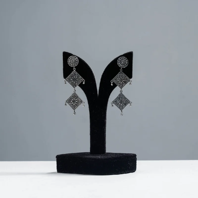 Sparkle In Style With Our Best Jewelry Deals Antique Silver Finish Oxidised Brass Base Earrings