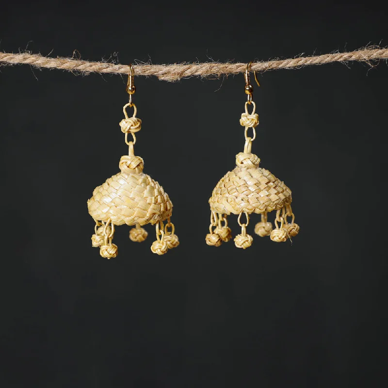 Handcrafted Bamboo Earrings by Daya Patki