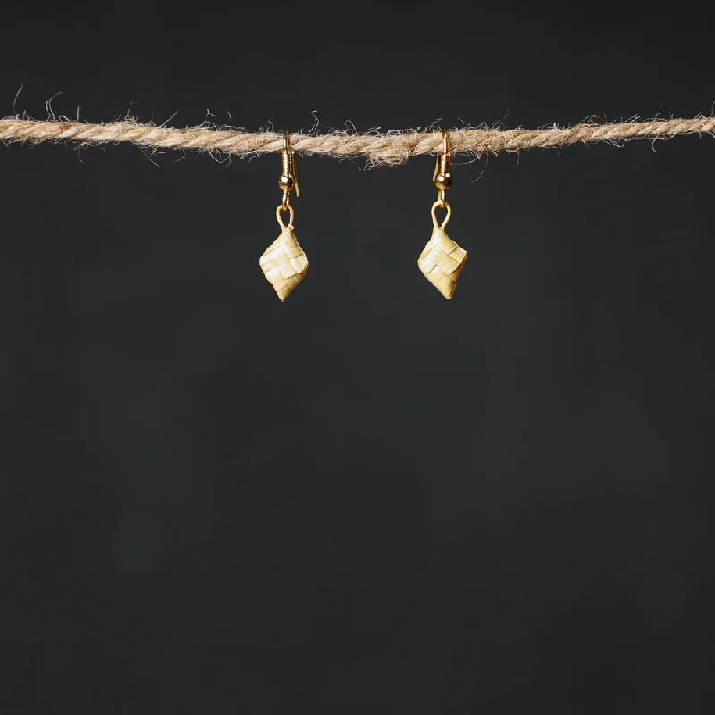 Handcrafted Bamboo Earrings by Daya Patki