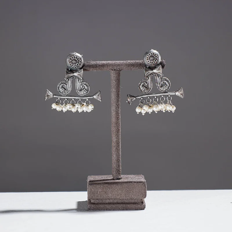 Shop Fine Jewelry With Amazing Deals Antique Finish Oxidised German Silver Stud Earrings
