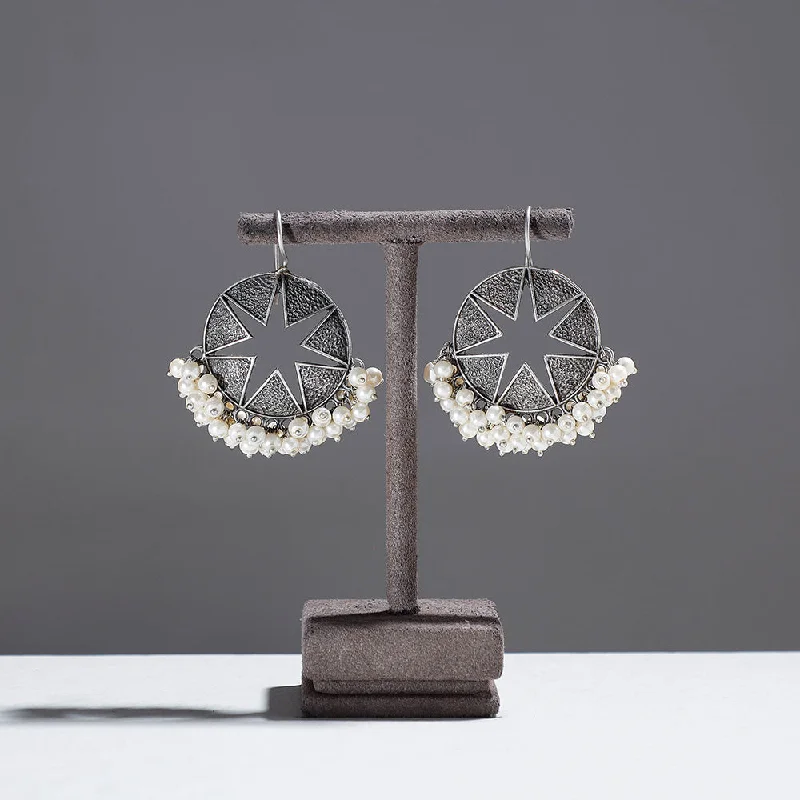 Jewelry Sale – Exclusive Styles At Lower Prices Antique Finish Oxidised German Silver Earrings