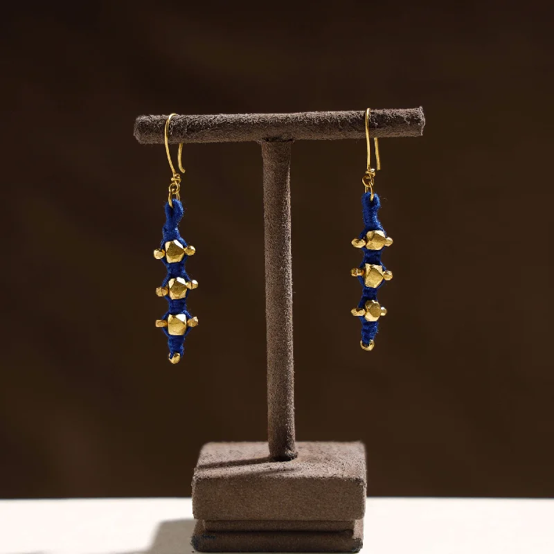 Tribal Odisha Dokra Threadwork Earrings