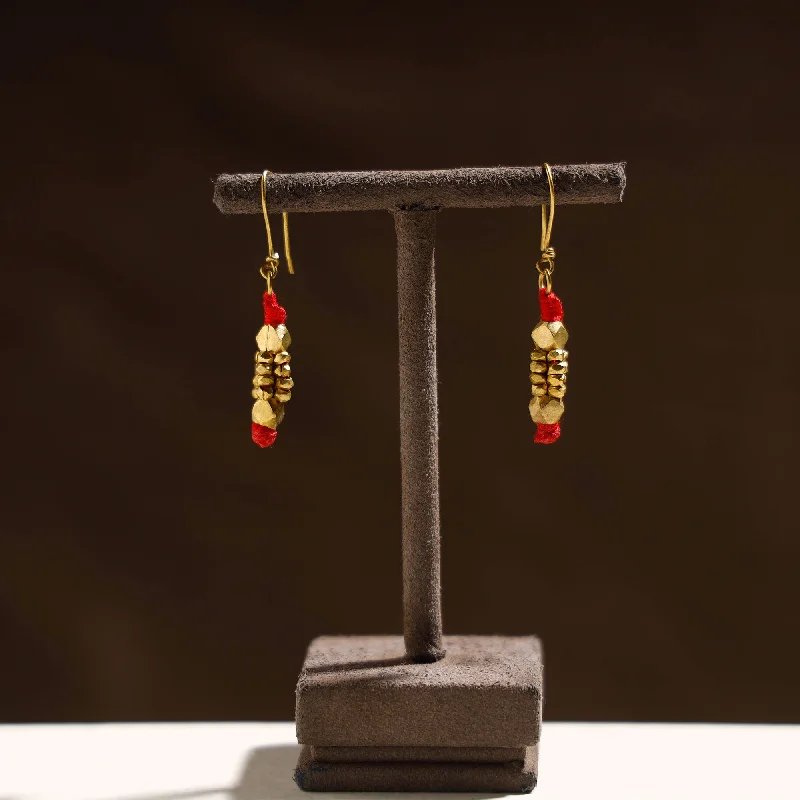 Tribal Odisha Dokra Threadwork Earrings