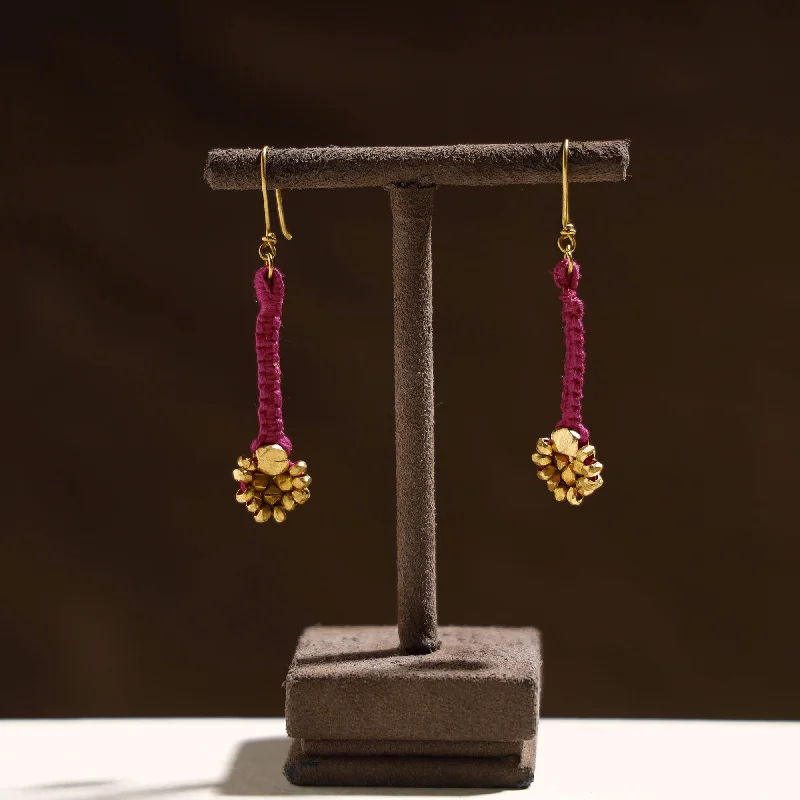 Tribal Odisha Dokra Threadwork Earrings